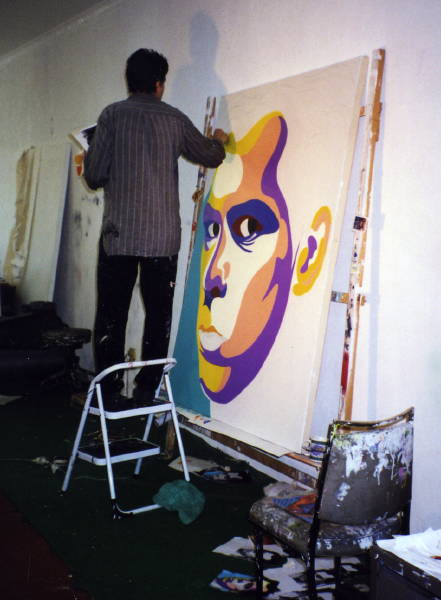 Arkley painting Nick Cave 1999