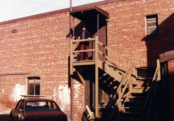 HA at Prahran studio c.1981