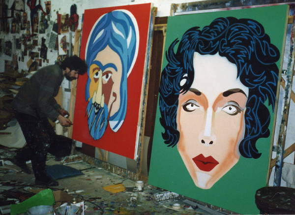 HA painting heads 1990